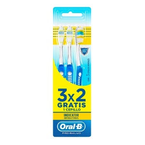 Cepillo Dental Oral-B Indicator Control-Bac - PAQUETE 3 UNID