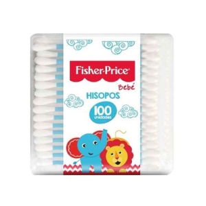 Hisopos Fisher Price – FRASCO 100 UNID.