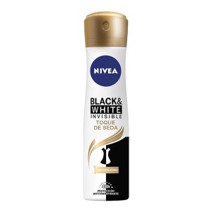 Nivea Antitranspirante en Spray Mujer Black & White Toque Seda - 150 ML