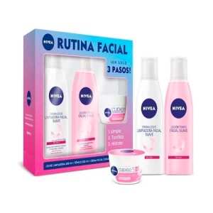 Nivea Pack (Leche Limpiadora Facial+Locion+Crema 50 ML)