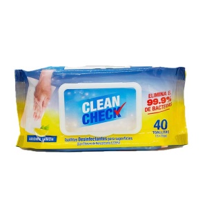 Toallitas Desinfectante Clean Check – 40 UNID_