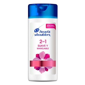 head & shoulders shampoo suave y manejable - frasco 90 ml