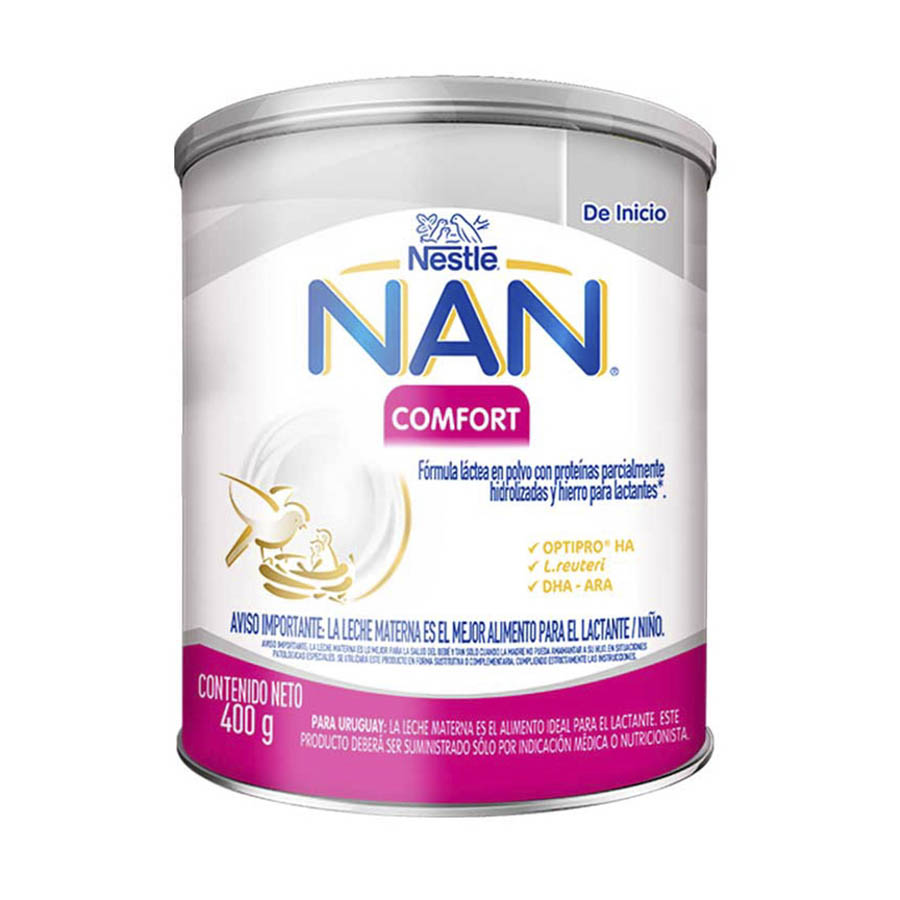 Fórmula Láctea Nan® Comfort Lata, Con Optipro® Ha, L.reuteri Y Dha- Ara-  400gr