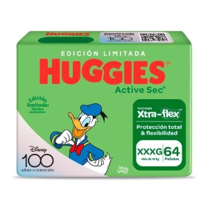 huggies xxxg 64 pañales