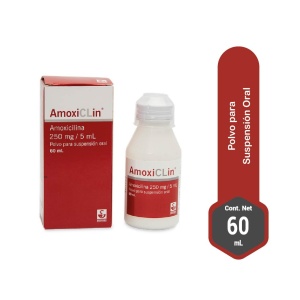 amoxiclin 250mg 5mL 60mL