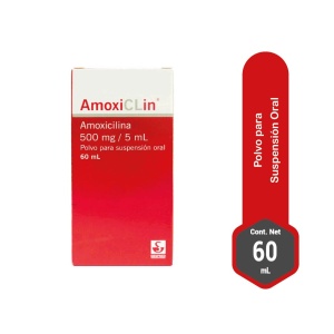 amoxiclin 500mg 5mL 60mL