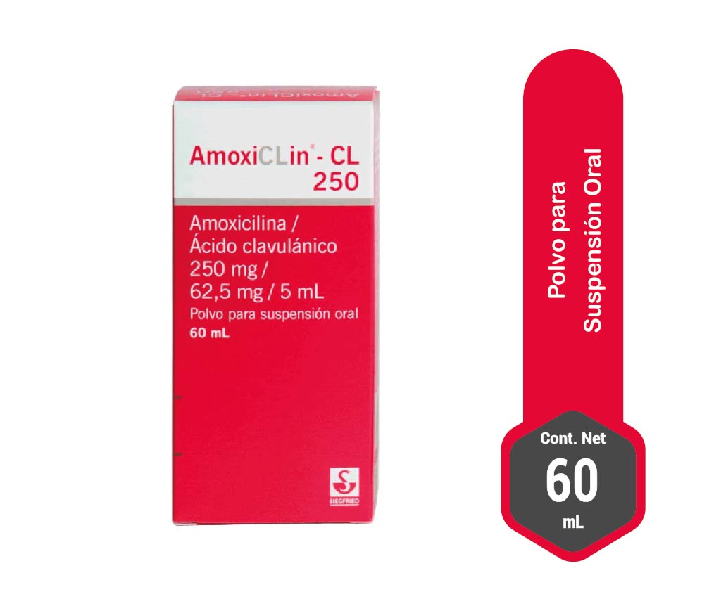 amoxiclin cl 250 60mL