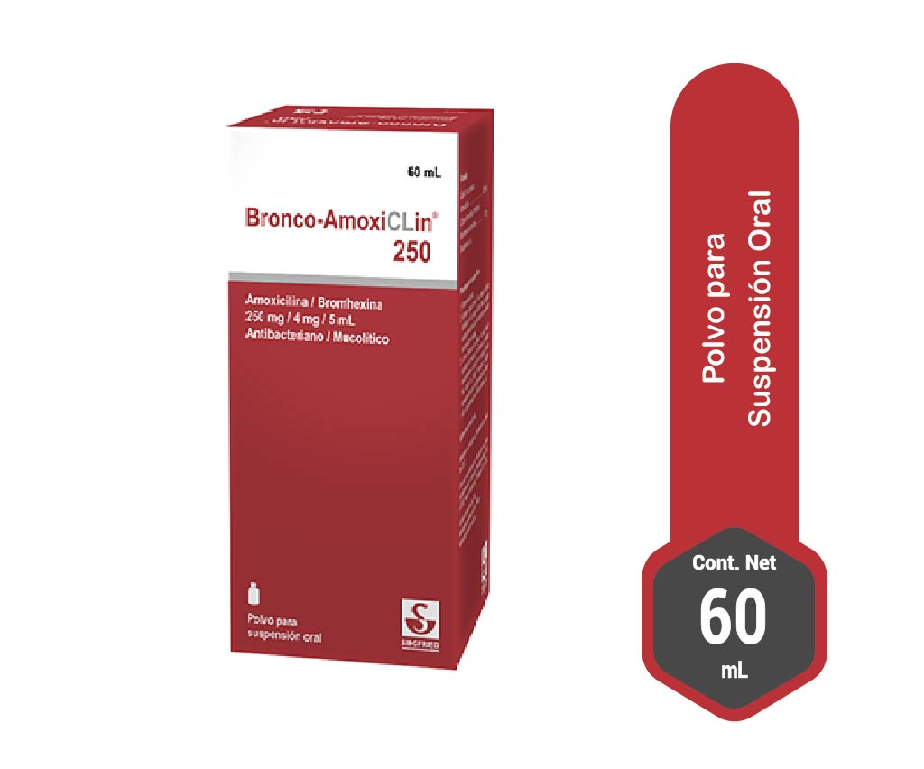 bronco amoxiclin 250 60mL