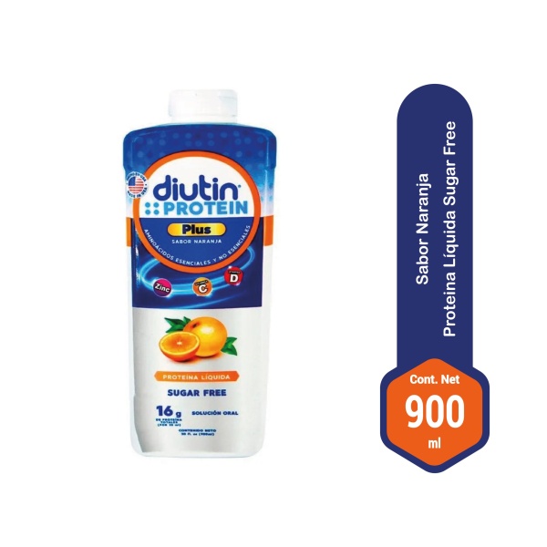 diutin protein plus s naranja 900ml