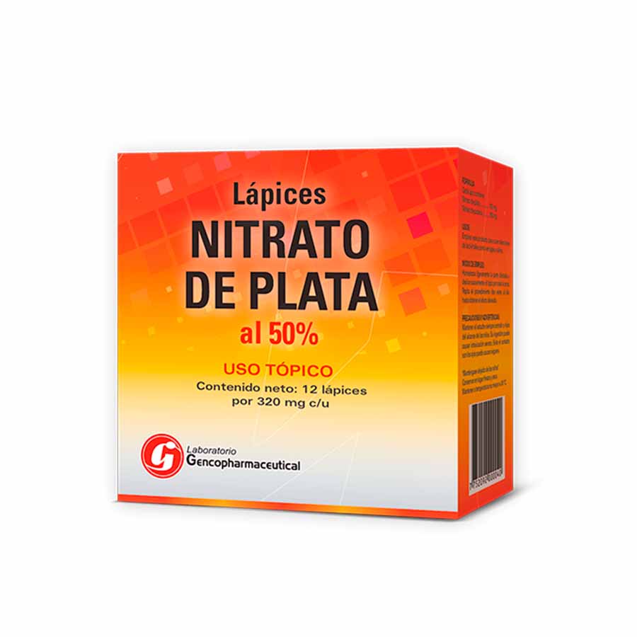 NITRATO DE PLATA 50% X 12 LAPI