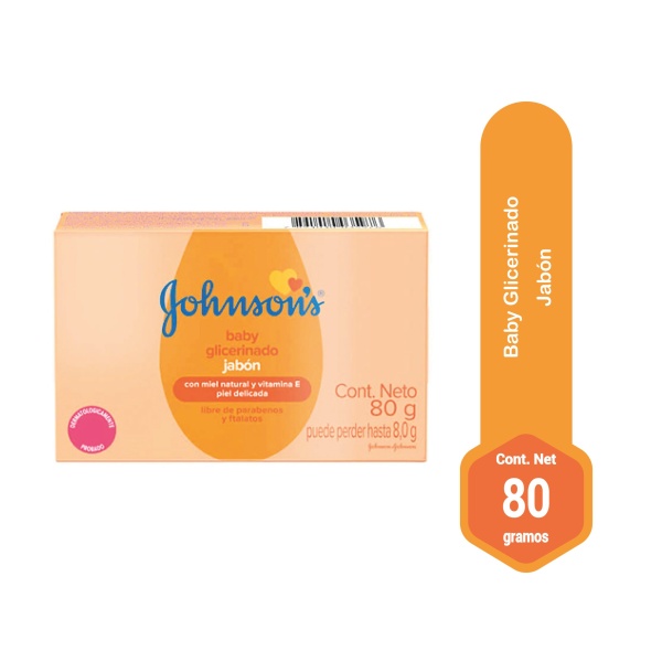 johnson & johnson jabon glicerinado 80g