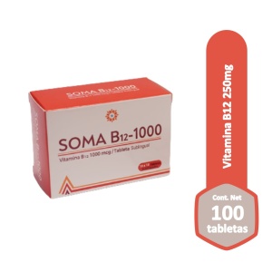 VITAMINA B12 1000MG(SOMA B12) X 100 TAB