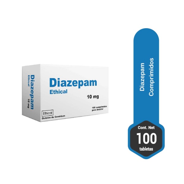 diazepam 10mg 100 tabletas