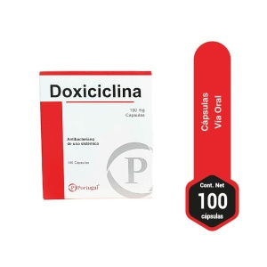 doxiciclina 100 capsulas