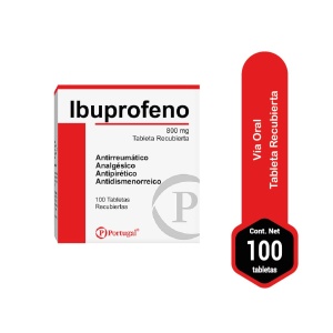 ibuprofeno 800mg 100 tabletas
