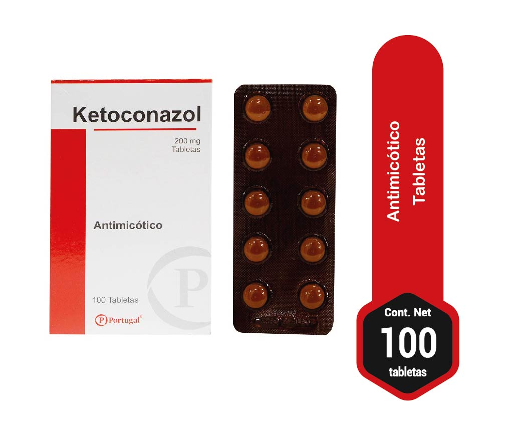 ketoconazol 100 tabletas 200 mg