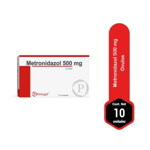 metronidazol 500mg 10 unidades