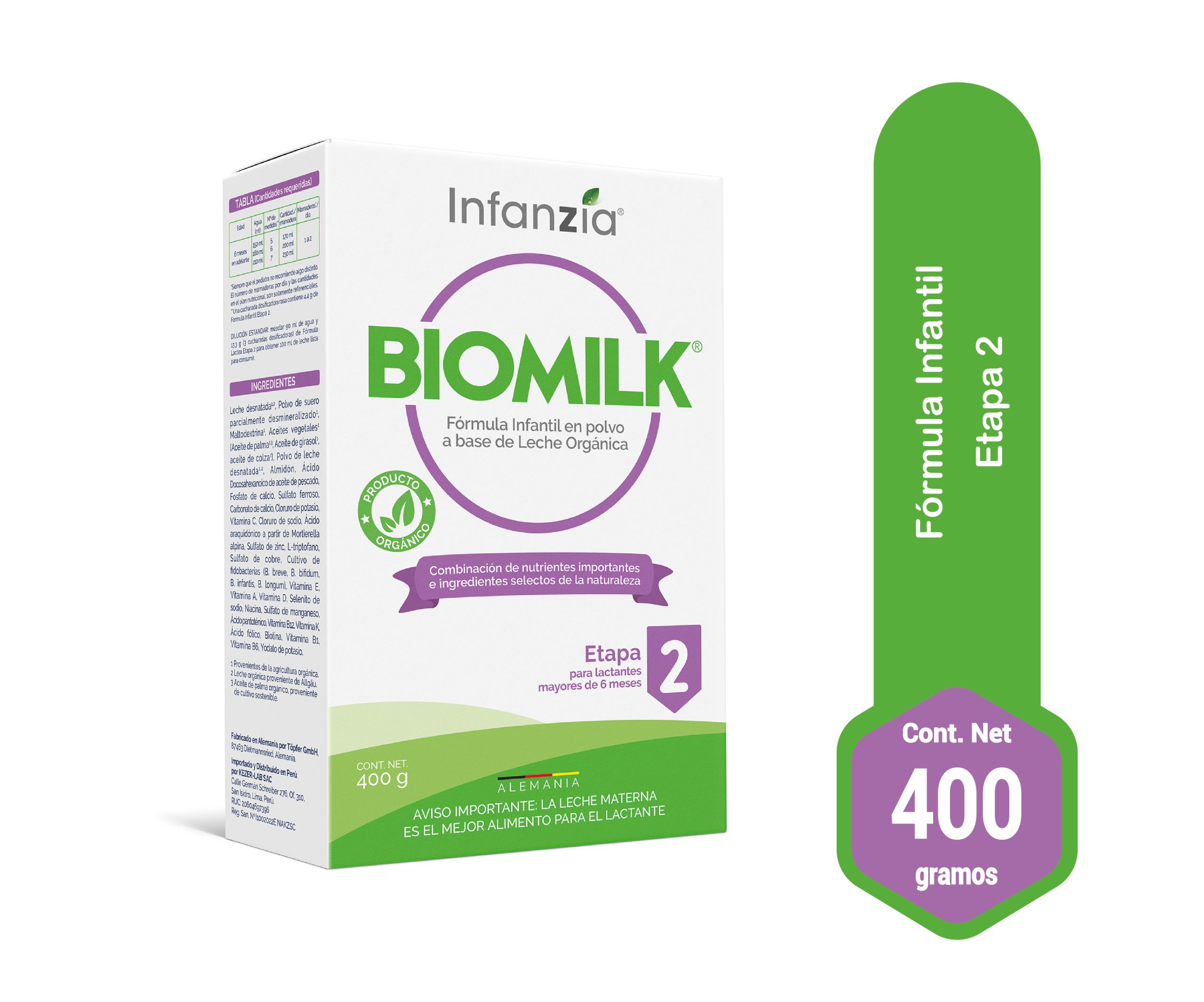 biomilk etapa 2 400 g