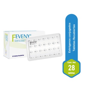 feveny estrogenos conjugados 28 tabletas recubiertas