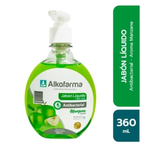 JABON LIQUIDO ANTIBACTERIAL MANZANA X 360ML