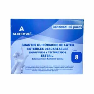 GUANTES QUIRURGICOS ESTERIL DESCARTABLES (UNIDAD)