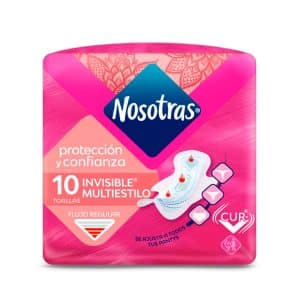 NOSOTRAS INVISIBLE MULTIESTIL X 10 UND
