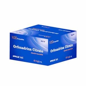 ORFENADRINA AMP 60MG/2ML X 100 AMP