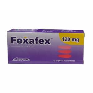 FEXOFENADINA(FEXAFEX) 120MG X 10 TABLETAS