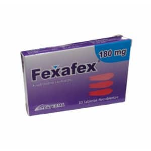FEXOFENADINA(FEXAFEX)180MG X 10 TABLETAS