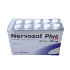 NERVOZOL PLUS 35MG/450MG X 100 TABLETAS