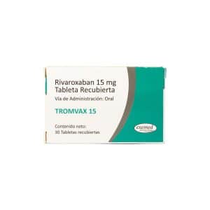 RIVAROXABAN 15MG(TROMVAX) X 30 TAB