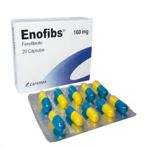 FENOFIBRATO (ENOFIBS)160MG X 20 CAPSULAS