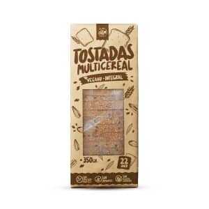 DC TOSTADAS INTEGRALES VEGANAS X 22 UNID