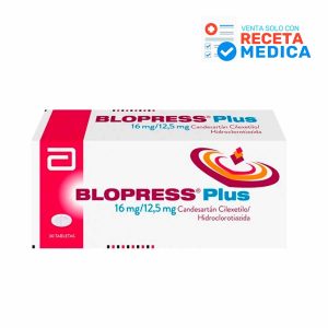BLOPRESS PLUS 16 MG/12.5 MG X 30 TABL NO FRACCIONAR