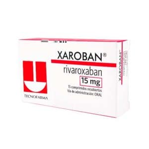 XAROBAN 15MG(RIVAROXABAN) X 15 COM