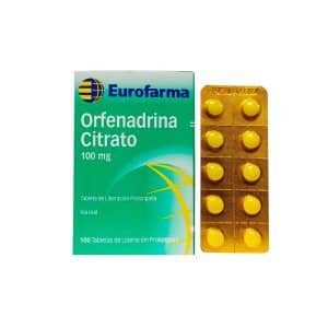 ORFENADRINA 100 MG X 100 TAB