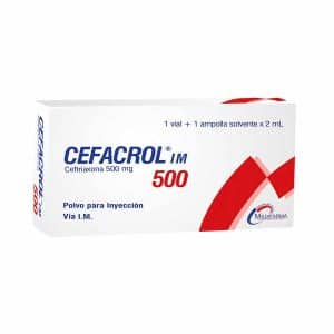 CEFACROL 500 AMP IM 2ML X 1