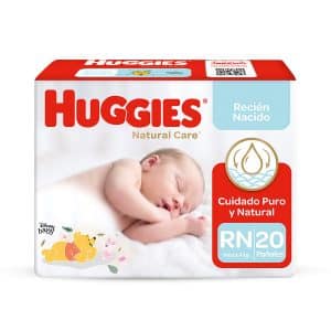 PAÑALES HUGGIES NATURAL CARE (RN) X 20 UND
