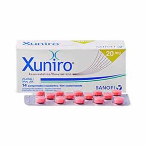 XUNIRO 20MG X 14 COM.