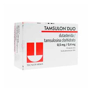TAMSULON DUO 0.5/0.4MG X 30 CA