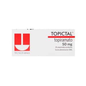 TOPICTAL 50 MG X 28 COM - NO FRACC