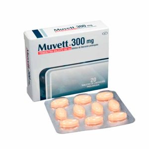 MUVETT 300 MG x 20 CAP