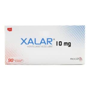 XALAR 10MG (MONTELUKAST) X 90 TAB/MASTI