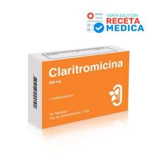 CLARITROMICINA 500 MG X 50 TAB