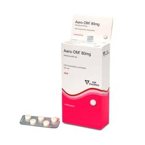 AERO-OM 80MG X 100 COMP/MASTI