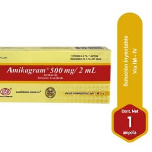 AMIKAGRAM 500MG/2ML AMP X 1