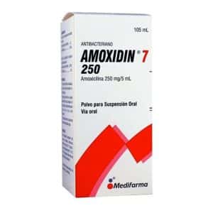 AMOXIDIN 7 SUSP 250MG X 105ML