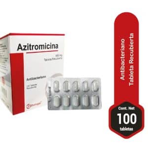 AZITROMICINA 500MG X 100 TAB