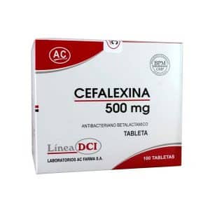 CEFALEXINA 500 MG X 100 TAB.