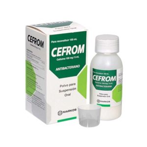 CEFROM-CEFIXIMA 100MG/5ML SUSP. X 100ML